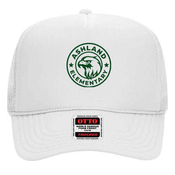 Ashland - OTTO CAP® Camouflage 5 Panel High Crown Mesh Back Trucker Hat Thumbnail